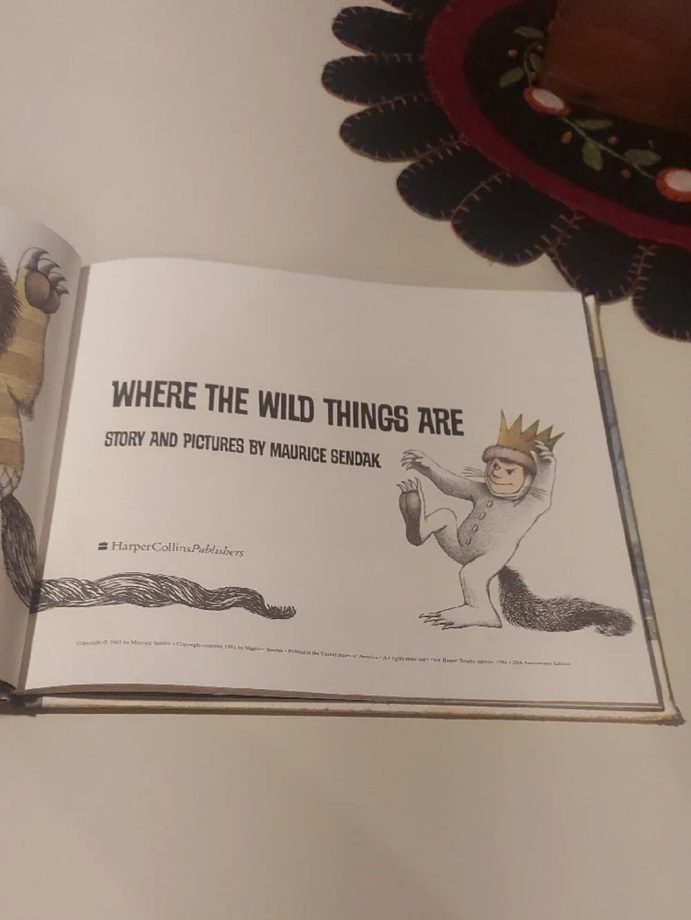 Where the Wild Things Are 25th Anniversary Edition Hardcover Book